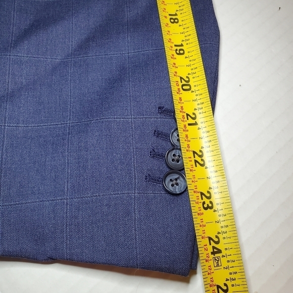 Coppley Reba 1865 Wool Blue Sz 43W 37R - Picture 12 of 13